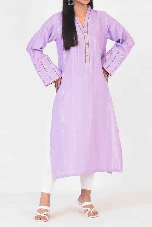 1PC | MULTI WEAVE Very Light Purple SHIRT | RTW | WINTER