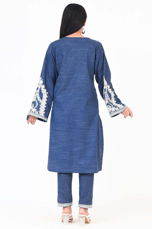 1PC | EMBROIDERED KHADDAR SHIRT |RTW