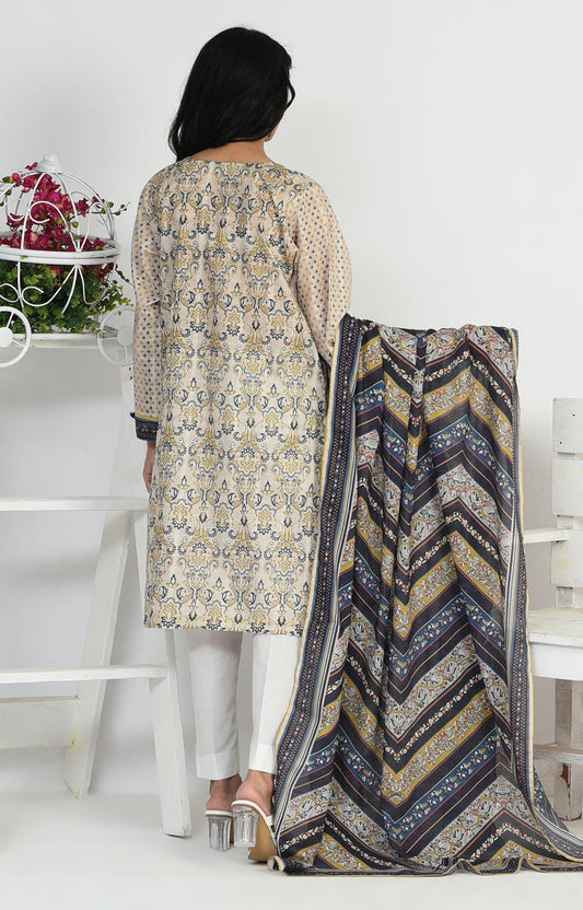 Lawn Embroidered Shirt & Dupatta | RTW | 2Pcs