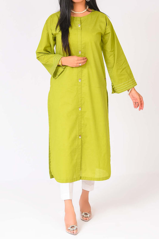 1 PC SOLID STYLED KURTI | RTW | FOR WOMEN
