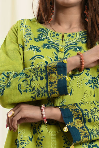 Khaddar Chartreuse Green Kurti | RTW | 1 Piece