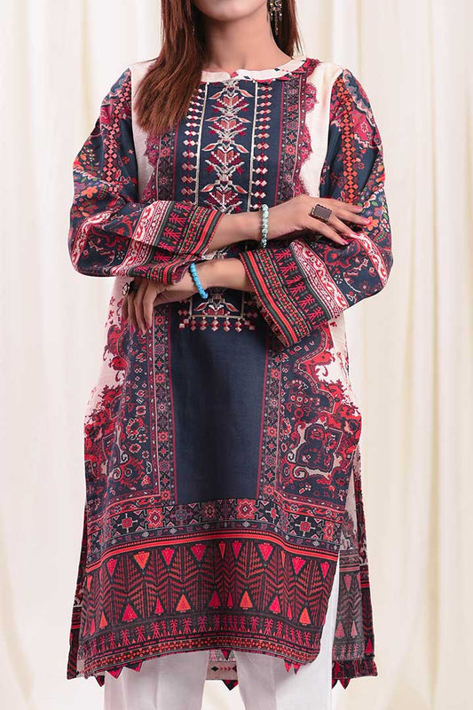 Embroidered Khaddar Multi Kurti | RTW | 1 Piece