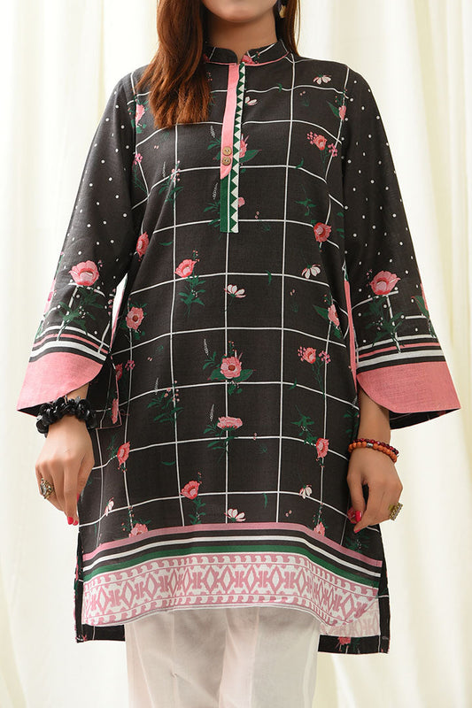 1 PC | Classic Khaddar Checkered Floral | RTW