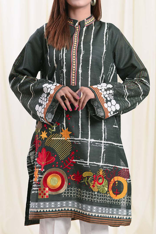 Embroidered Khaddar John Lewis Kurti | RTW | 1 Piece