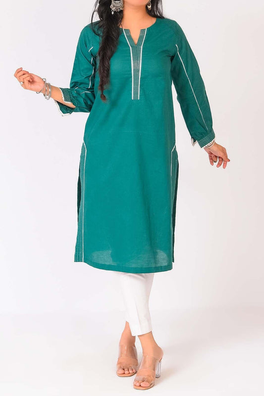 1 PC DIGITAL PRINTED Sea Green KURTI | RTW | FOR WOMEN