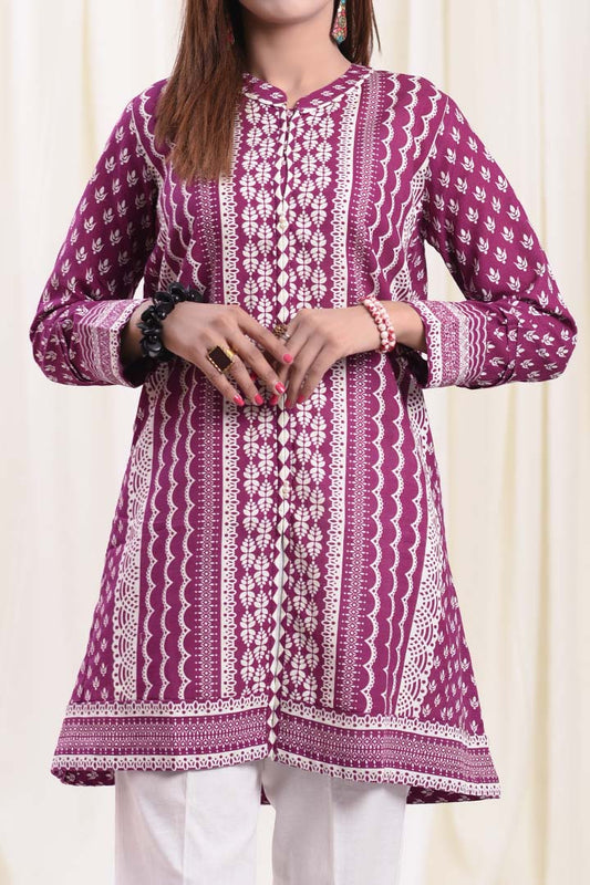 Khaddar Fandango Pink Kurti | RTW | 1 Piece