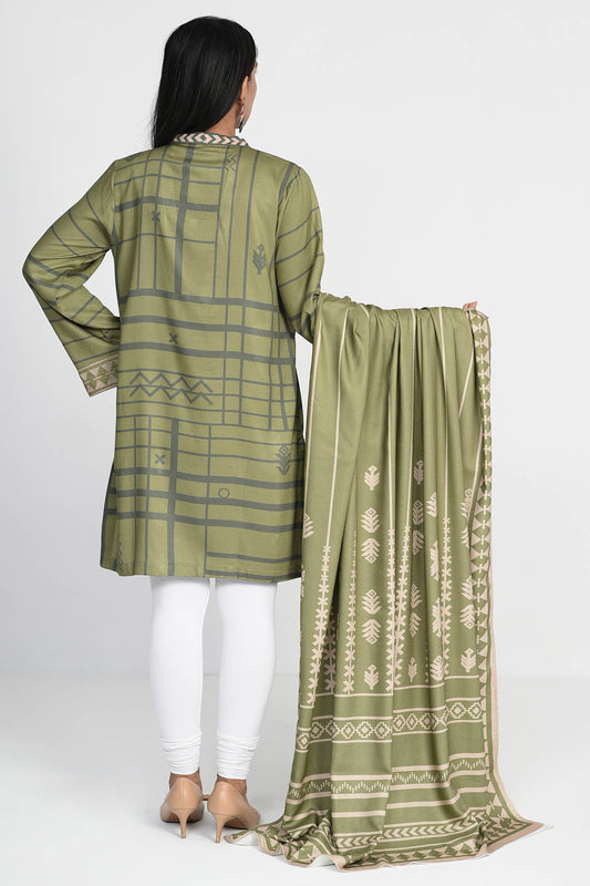 2PC | COTTEL SHIRT & DUPATTA | RTW