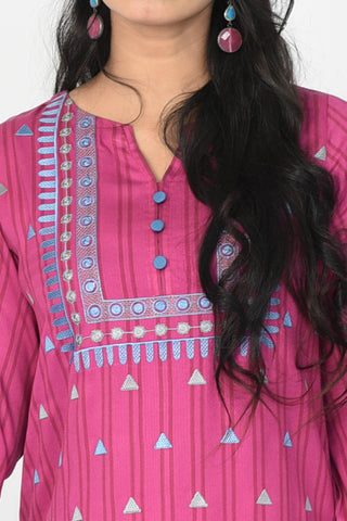 2PC | COTTEL SHIRT & DUPATTA | RTW