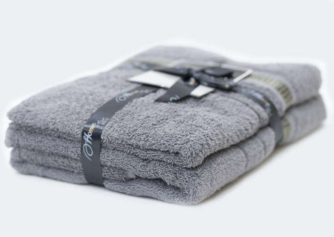 Grey Storm 2 Pcs Towel