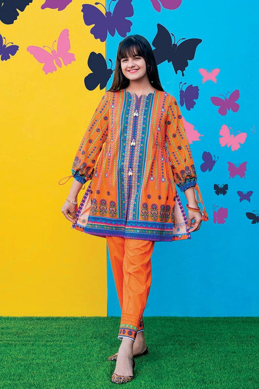 2 Piece | Unstitched | Lawn - Kids