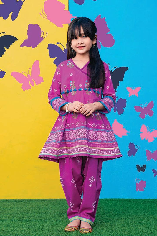 2 Piece | Unstitched | Lawn - Kids