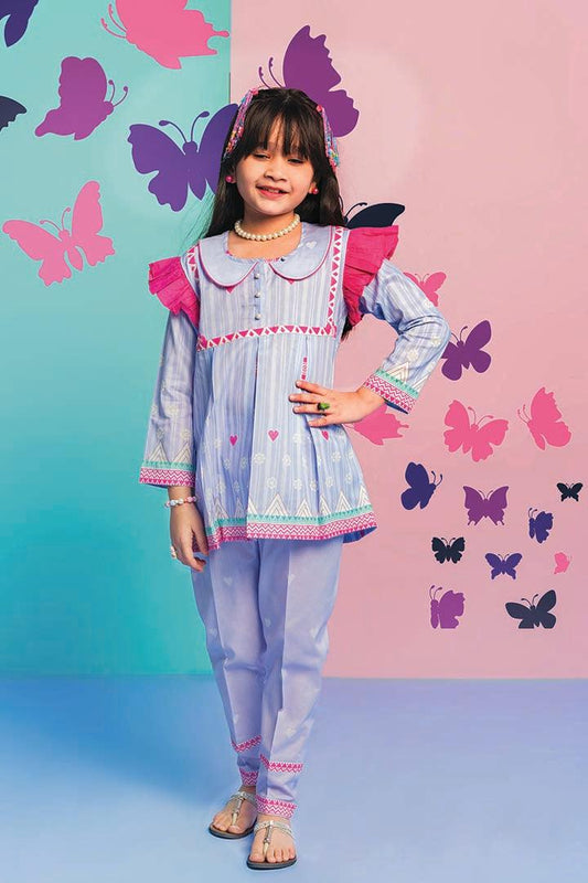 2 Piece | Unstitched | Lawn - Kids