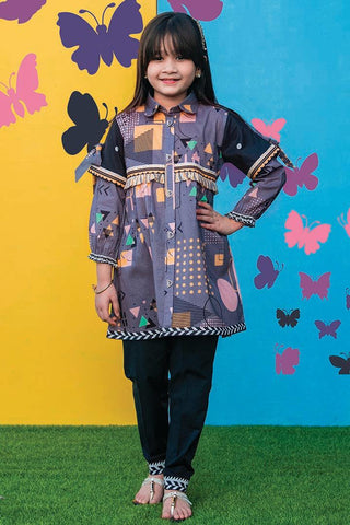 2 Piece | Unstitched | Lawn - Kids