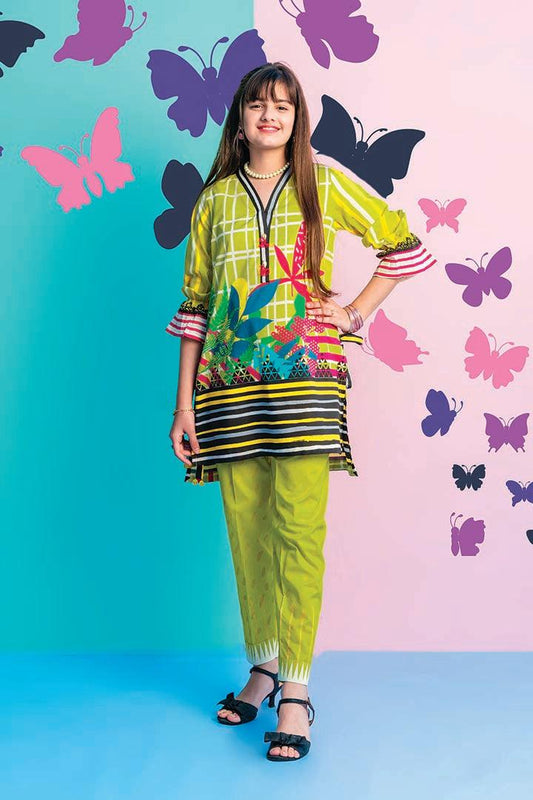 2 Piece | Unstitched | Lawn - Kids