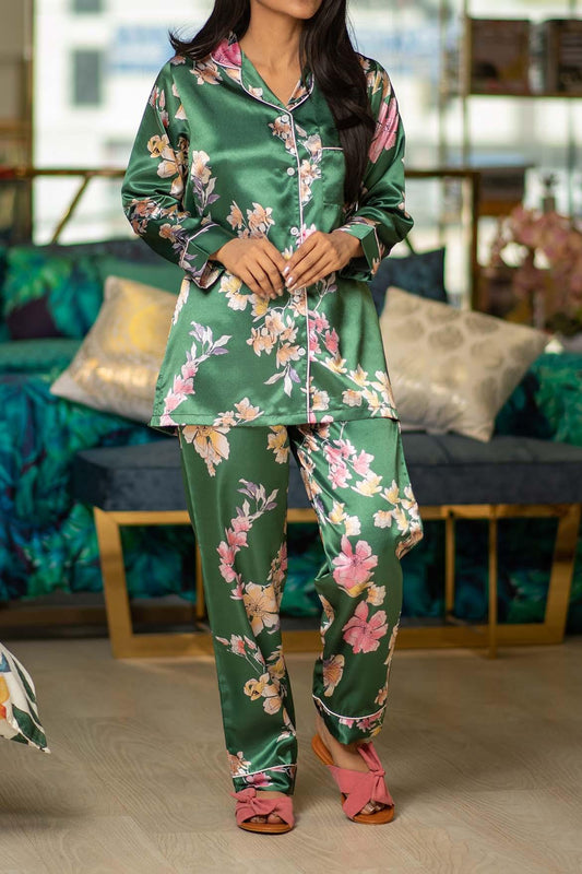 Satin Silk Lounge Wear | 2 Piece | RTW