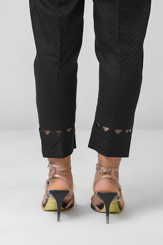 Solid Jacquard Trouser