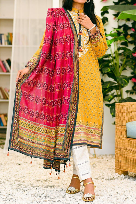 Lawn Embroidered Shirt & Dupatta | RTW | 2Pcs