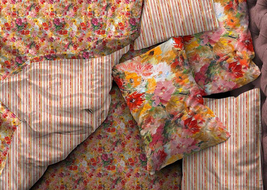 Painted Floral - Duvet Cover Set