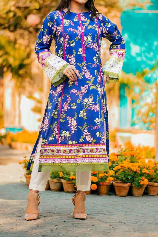 1 Pc | Unstitched | Digital Printed Lawn Shirt