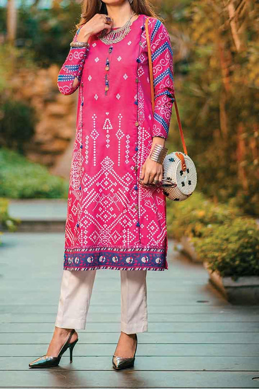 1 Pc | Unstitched | Digital Printed Lawn Shirt