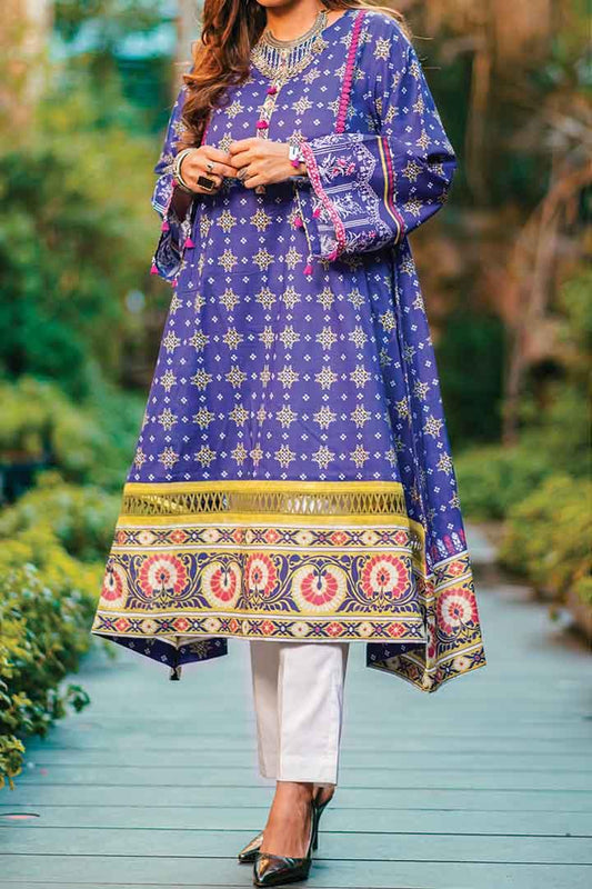 1 Pc | Unstitched | Digital Printed Lawn Shirt