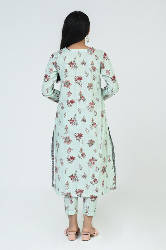 Oriental Flora |2 Pc | Unstitched | Cambric Shirt & Trouser
