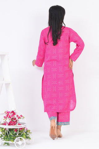 2 Pc | Unstitched | Khaddar Shirt & Trouser