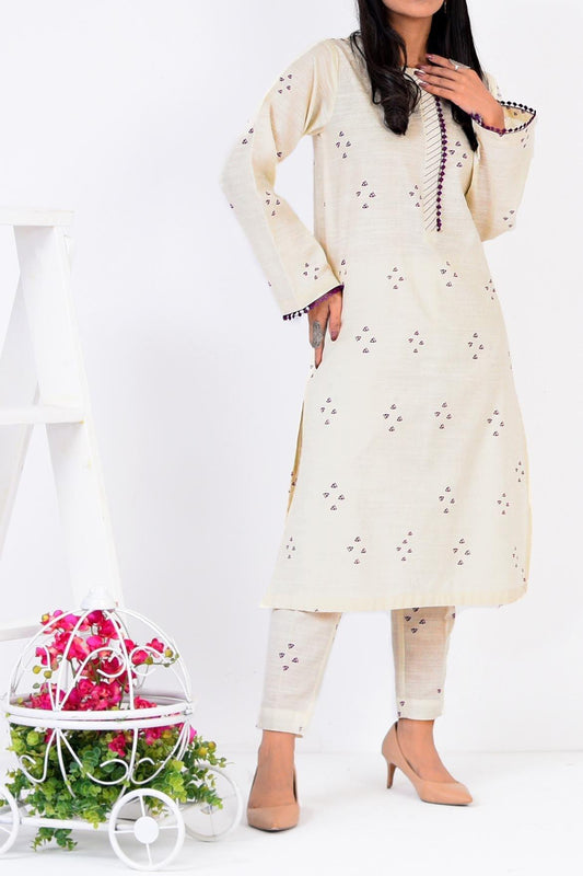 2 Pc | Unstitched | Khaddar Shirt & Trouser