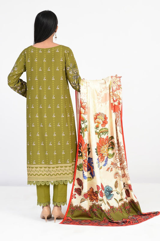 2 Pc | Unstitched | Viscose Shirt & Dupatta