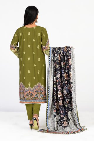 2 Pc | Unstitched | Viscose Shirt & Dupatta