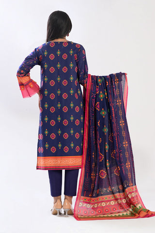 3 Piece | Unstitched | Cambric