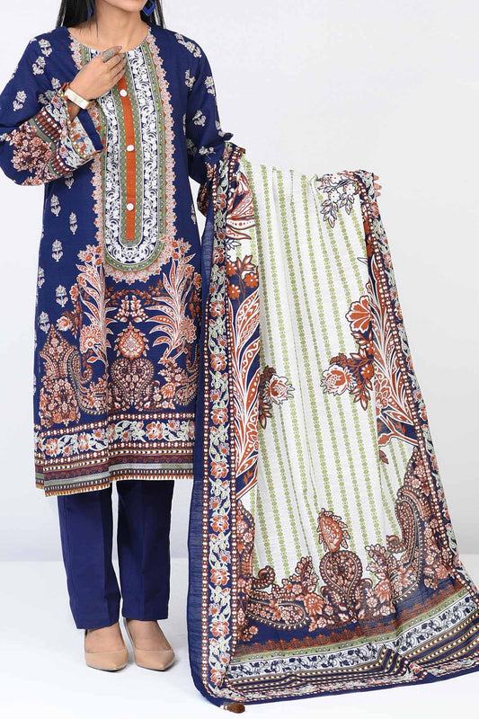 3 Pc | Unstitched | Khaddar Suit