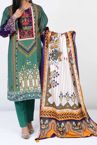 3 Pc | Unstitched | Khaddar Suit