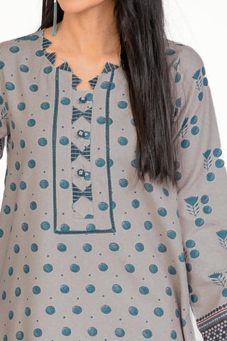 3 Pc | Unstitched | Karandi Suit