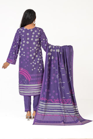 3 Pc | Unstitched | Karandi Suit