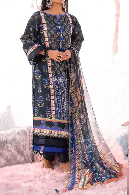 3 Piece | Unstitched | Lawn with Chiffon Dupatta