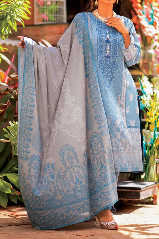 3 Piece | Unstitched | Embroidered Lawn 2022