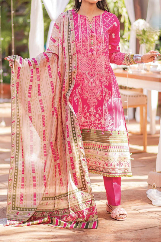 3 Piece | Unstitched | Embroidered Lawn 2022