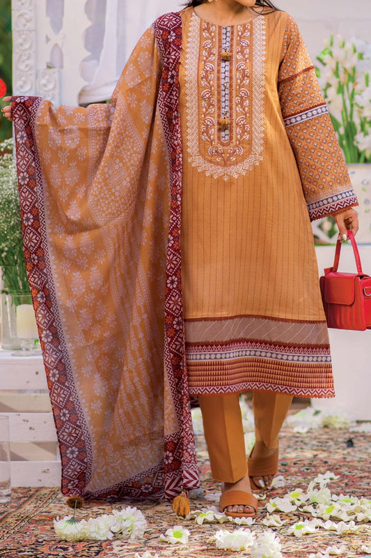 3 Piece | Unstitched | Embroidered Lawn 2022