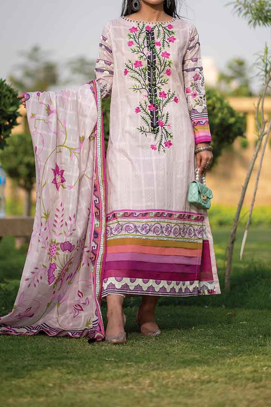 3 Piece | Unstitched | Embroidered Lawn