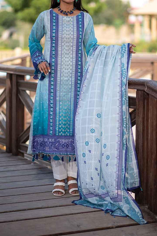 3 Piece | Unstitched | Embroidered Lawn