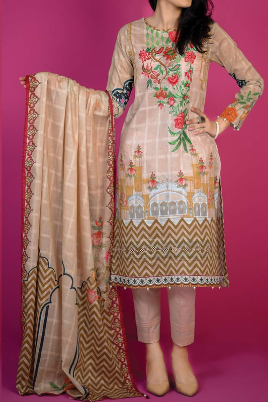 3 Piece | Unstitched | Embroidered Lawn