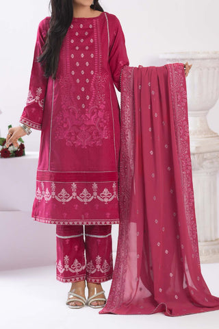 Dahlia | 3 Piece | Unstitched |Embroidered Jacquard