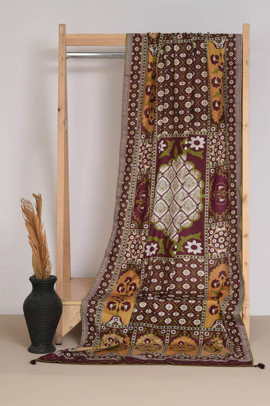 Printed Winter Shawl-056