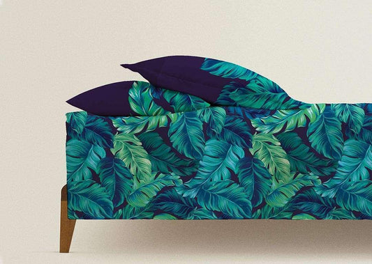 Tropical Leaves - Bedsheet Set