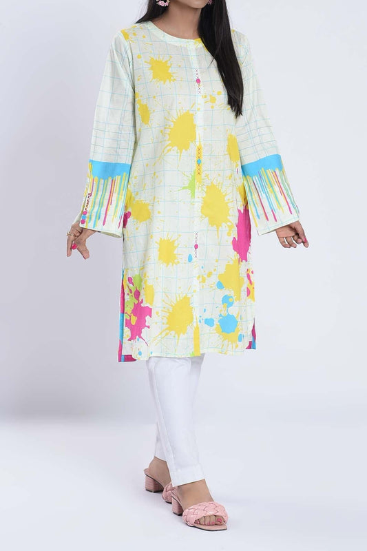 Printed Lawn Multi Kurti | RTW | 1 Piece