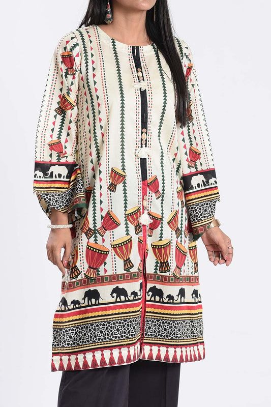 Printed Lawn Kurti | RTW | 1 Piece