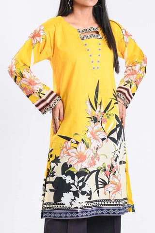 Printed Lawn Chalk Whisper Kurti | RTW | 1 Piece