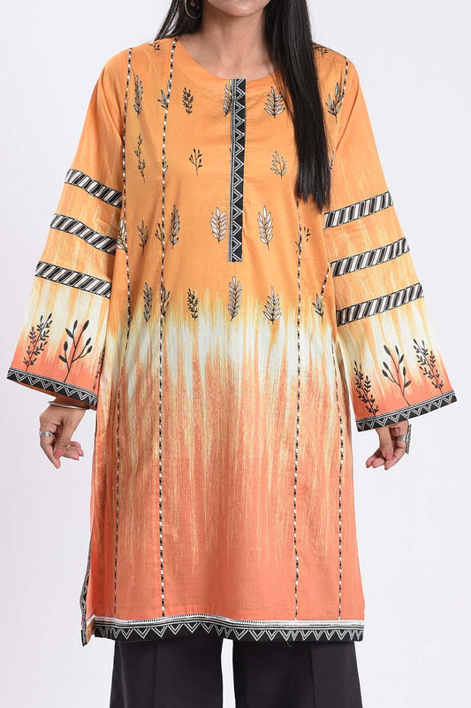 1 PC | Golden Dawn | Printed Lawn Tunic | RTW