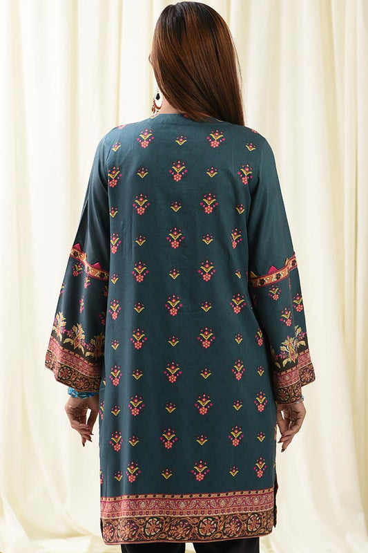 Viscose Embroided Forest Eternelle Shirt | RTW | 1 Piece